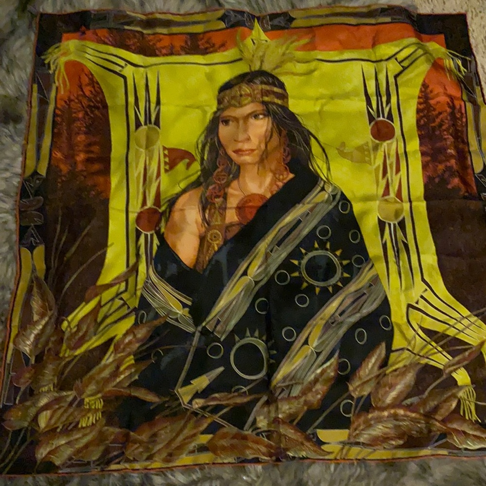 Rare Hermes Scarve Indian